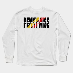 vintage typo Pennywise Long Sleeve T-Shirt